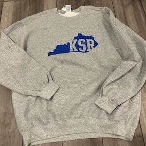Gray KSR Logo Men's Sweater